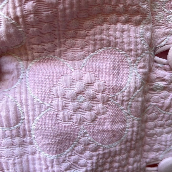 Vintage handmade pink quilted button down dress - Picture 9 of 15